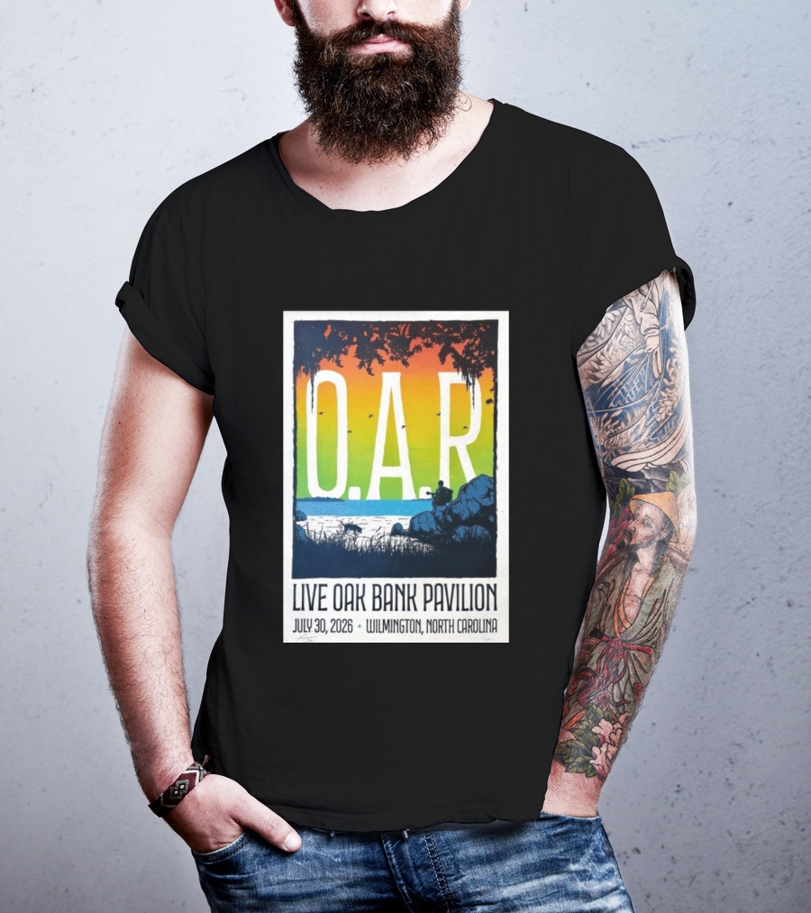 O.A.R. Live Oak Bank Pavilion July 30 2026 Wilmington North Carolina T-Shirt