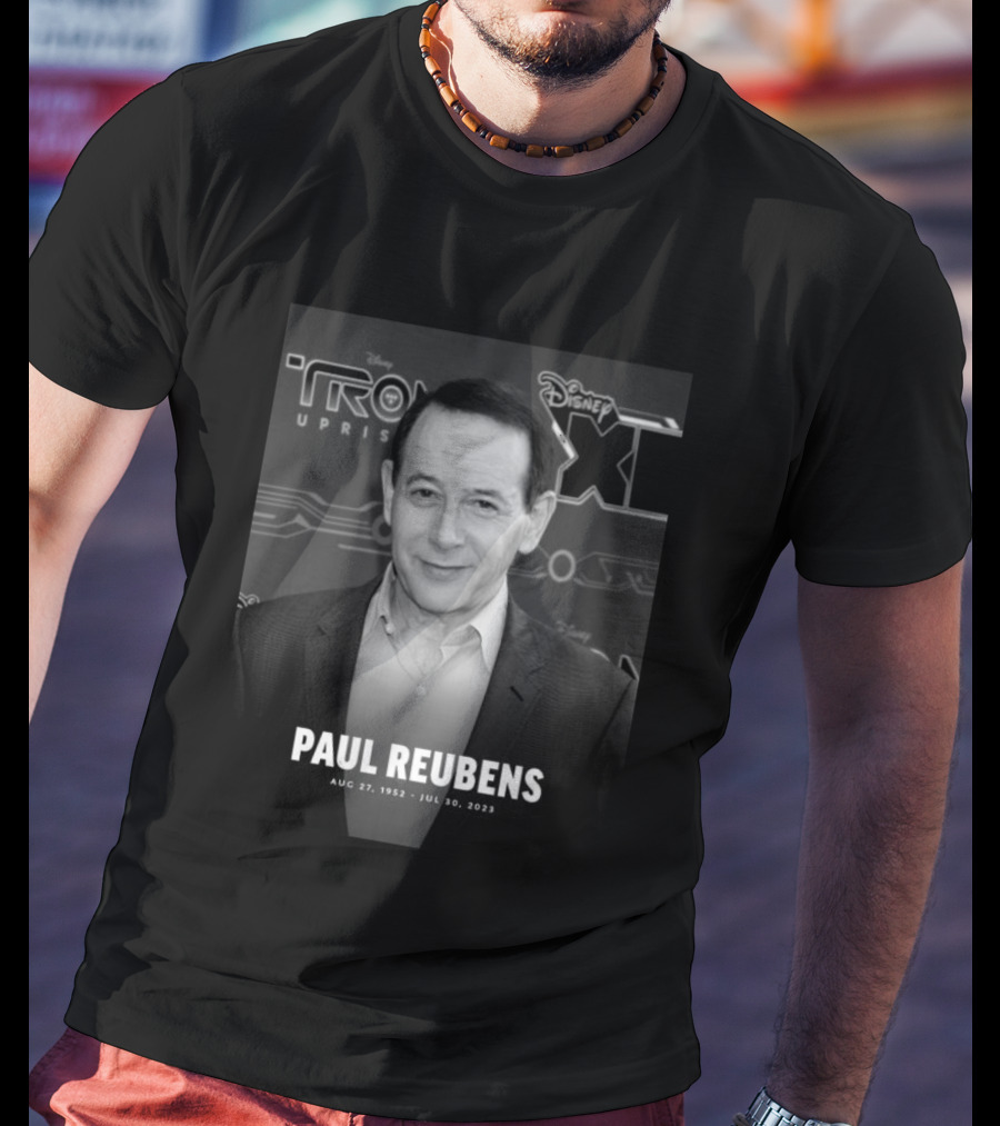 Paul Reubens Disney Tron Uprising Aug 27 1952 Jul 30 2023 T-Shirt