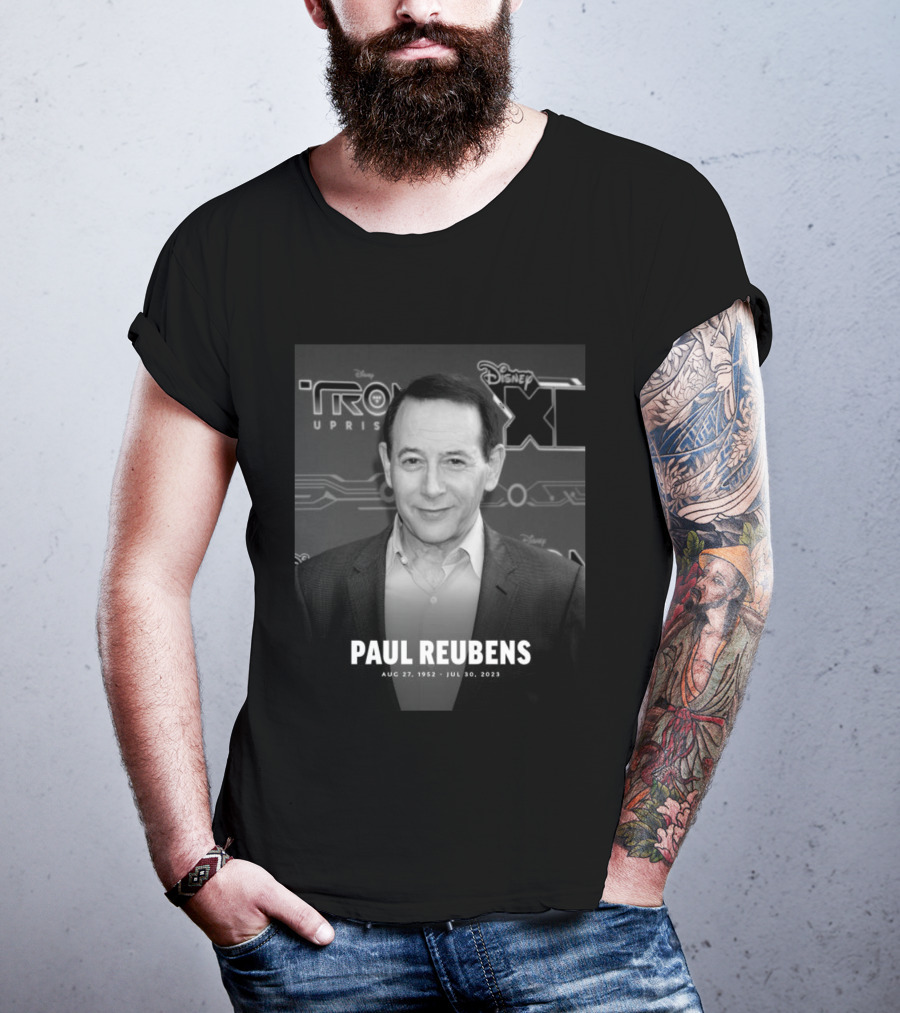 Paul Reubens Disney Tron Uprising Aug 27 1952 Jul 30 2023 T-Shirt