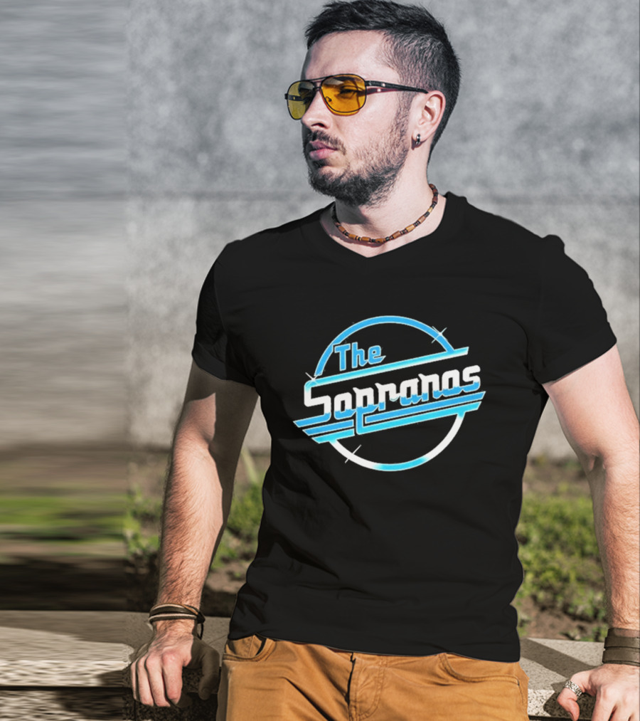 The Sopranos 2026 Retro Futuristic Neon T-Shirt