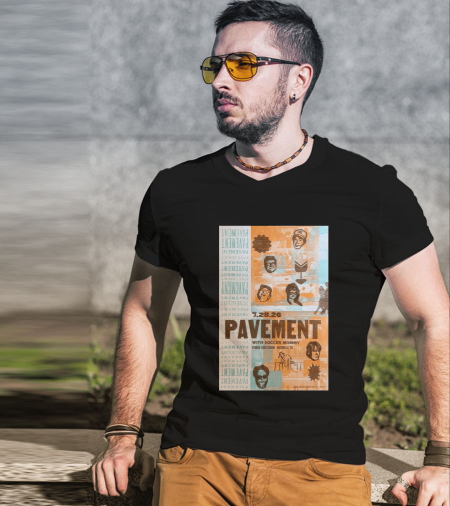 Pavement With Soccer Mommy Ryman Auditorium Nashville July 28 2026 T-Shirt