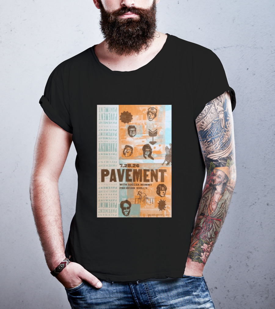 Pavement With Soccer Mommy Ryman Auditorium Nashville July 28 2026 T-Shirt