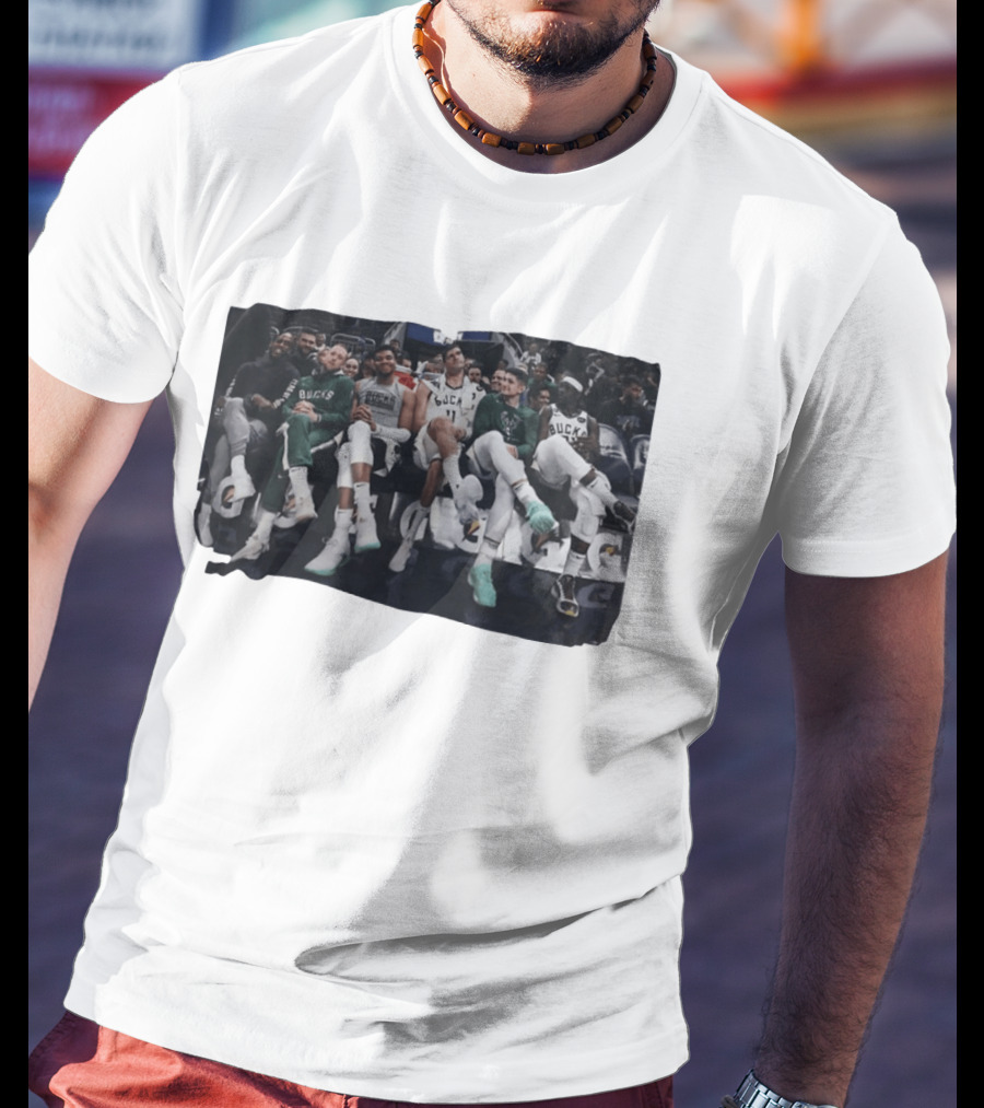 Milwaukee Bucks NBA Basketball Team Bench Players T-Shirt