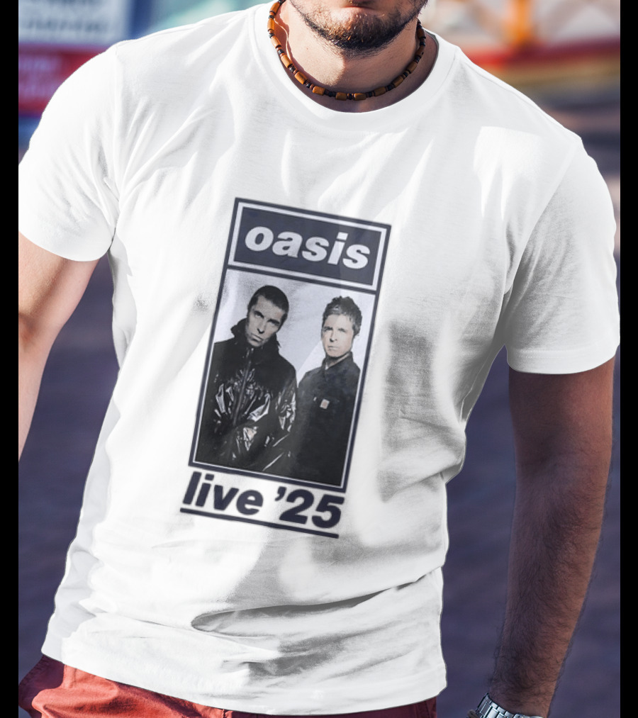 Oasis Live 2025 Liam Gallagher Band Tour T-Shirt