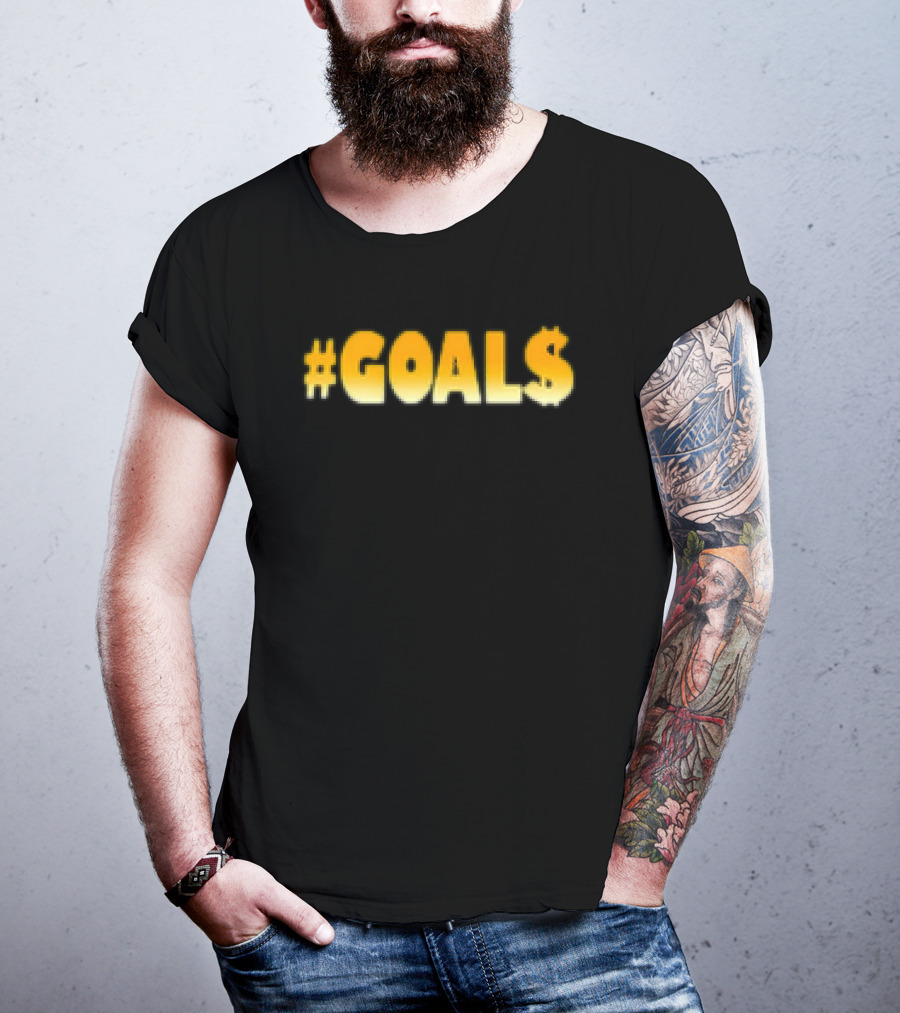 2024 New Year Money Goals Hashtag Wealth Ambitions Motivation T-Shirt