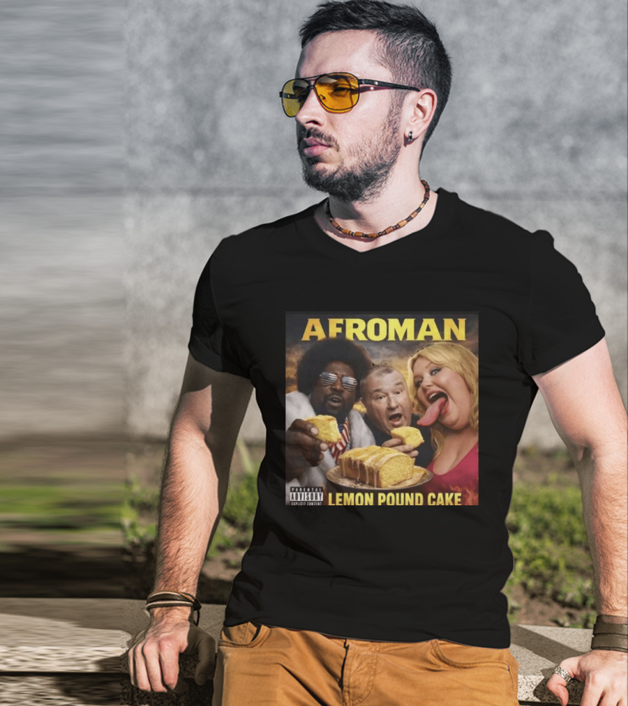 Afroman Lemon Pound Cake Featuring Iconic Cover T-Shirt