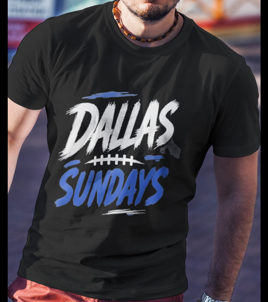 Dallas Sundays Football Brushstroke T-Shirt
