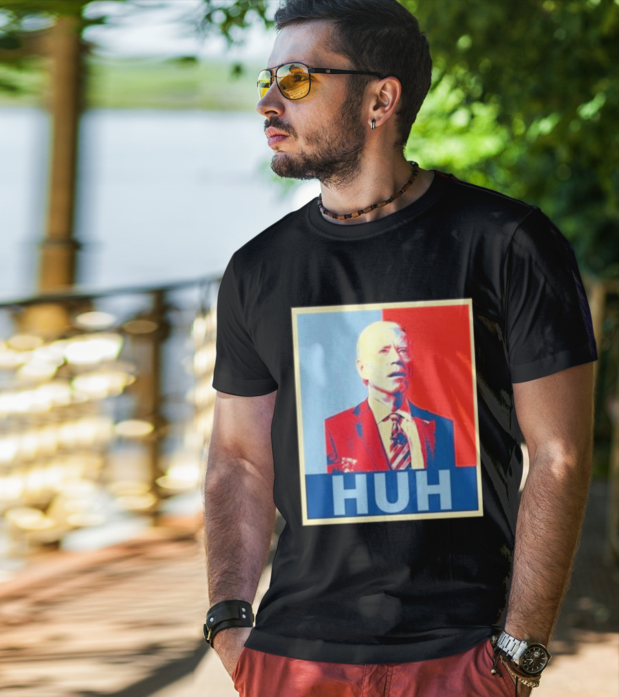 Huh Joe Biden Red Blue T-Shirt