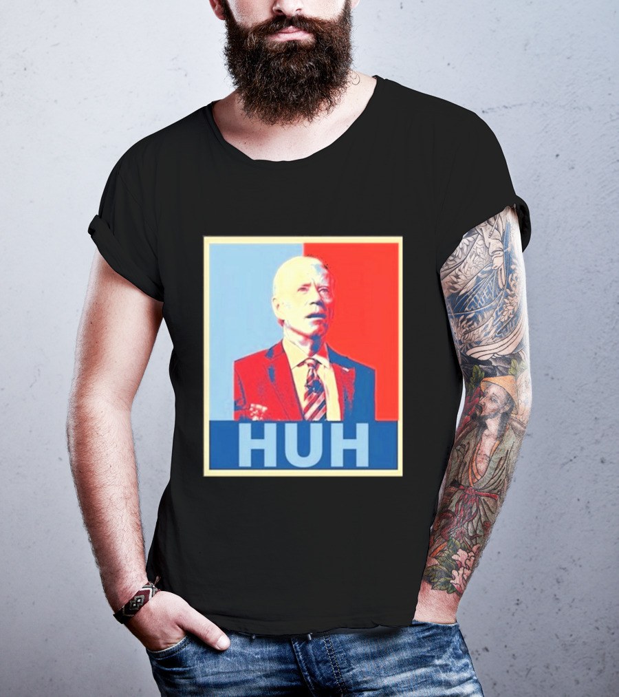 Huh Joe Biden Red Blue T-Shirt