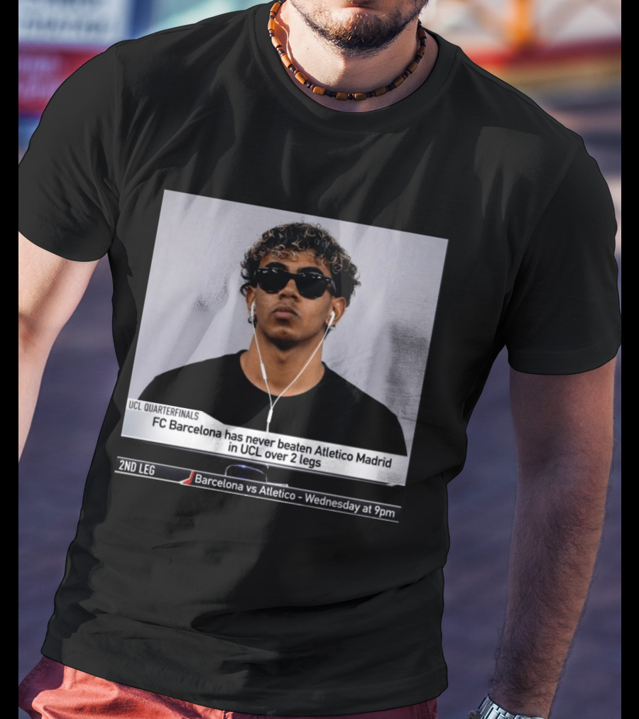 Barcelona Vs Atletico Madrid UCL Quarterfinals History Never Beaten Over 2 Legs T-Shirt