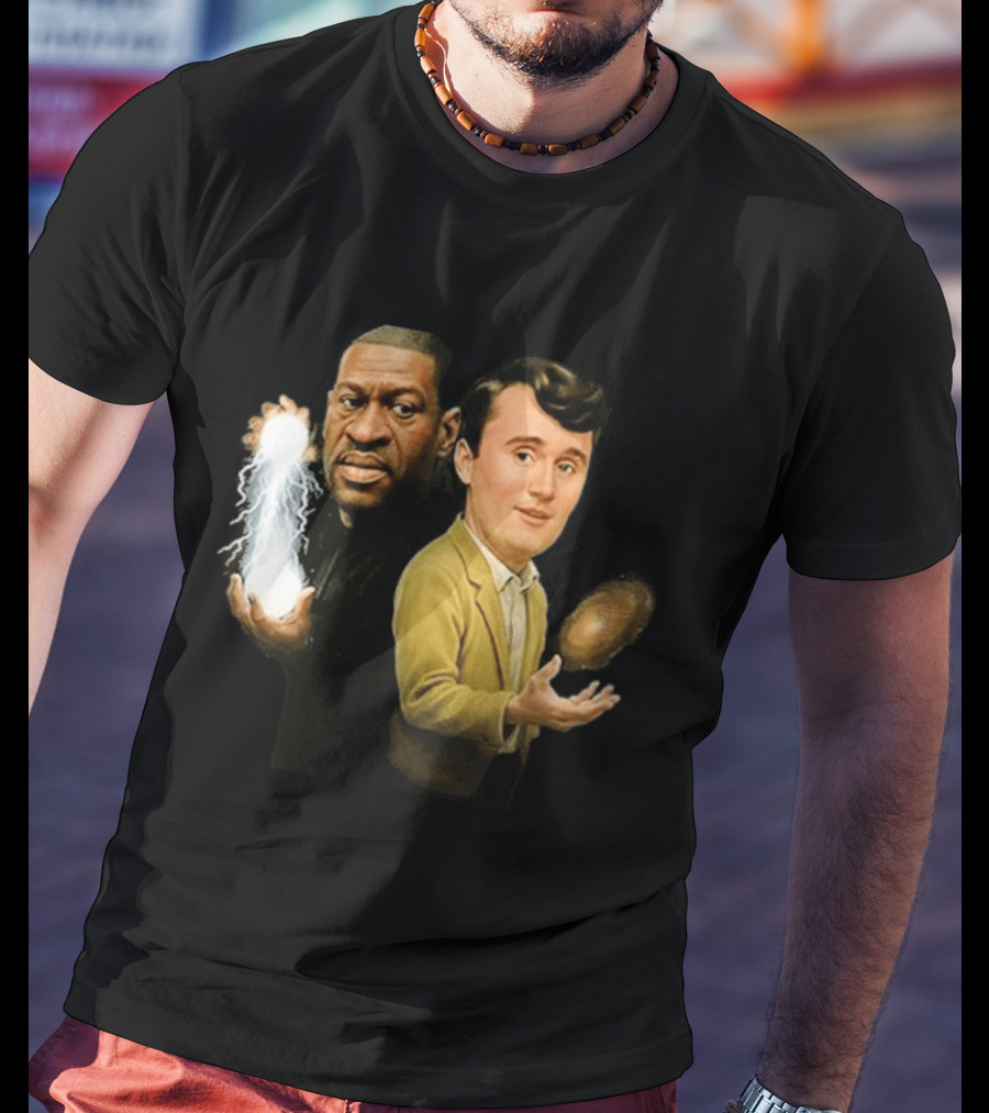 George Floyd And Charlie Kirk Wizard T-Shirt