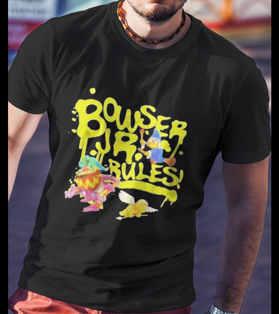 Bowser Jr Rules With Colorful Characters And Fun Styles T-Shirt