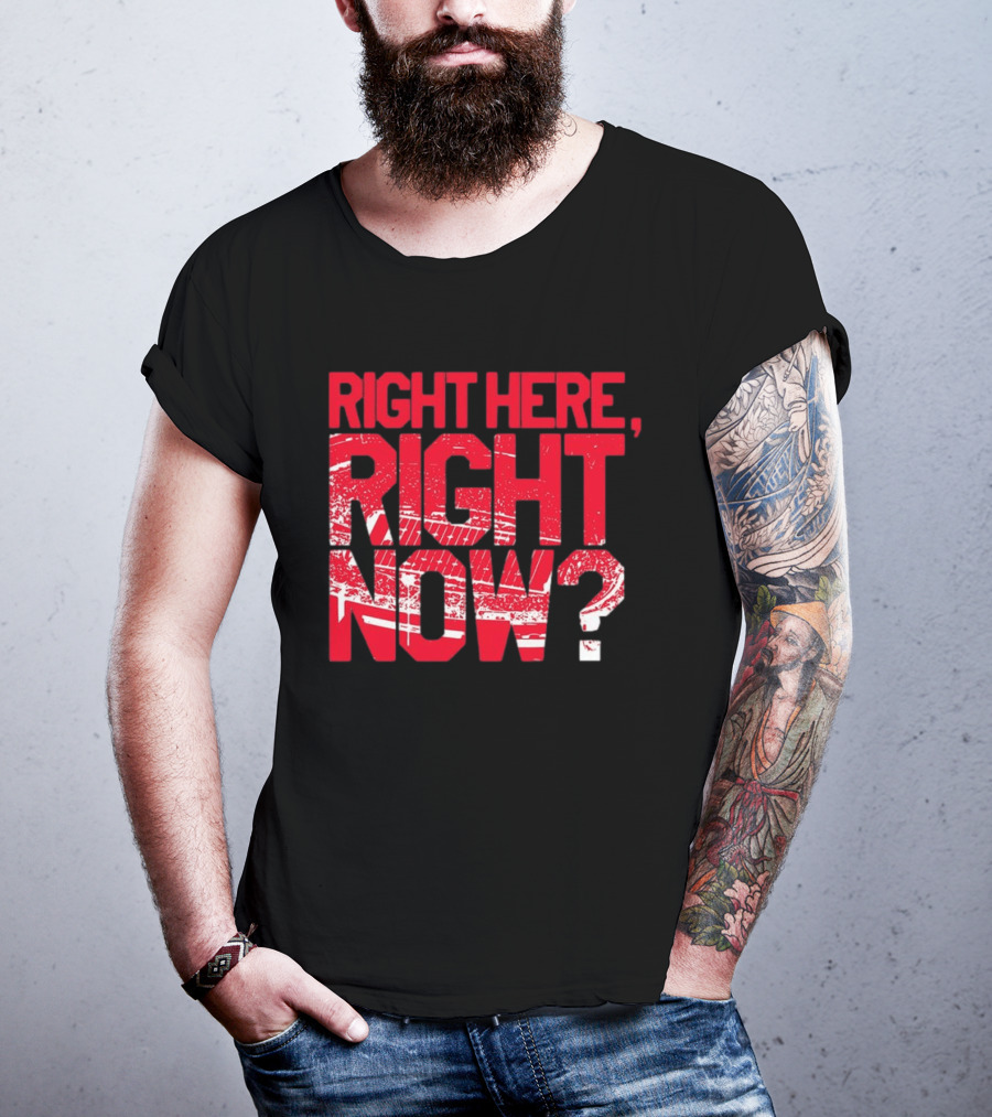 Buffalo Bills Right Here Right Now Where Else Would You Rather Be T-Shirt