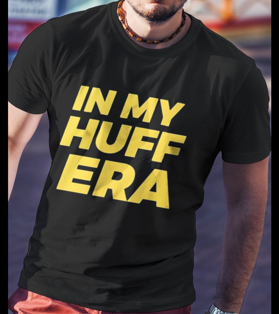 In My Huff Era Trendy Bold Yellow Text Fashion T-Shirt