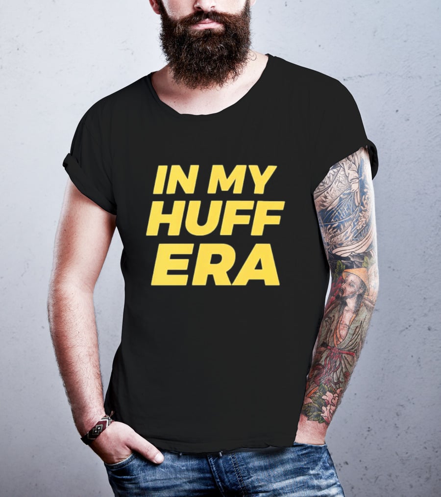 In My Huff Era Trendy Bold Yellow Text Fashion T-Shirt