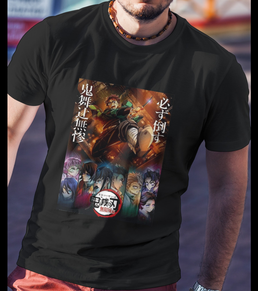 Infinity Castle Arc Kimetsu No Yaiba Demon Slayer Film Trilogy Characters T-Shirt