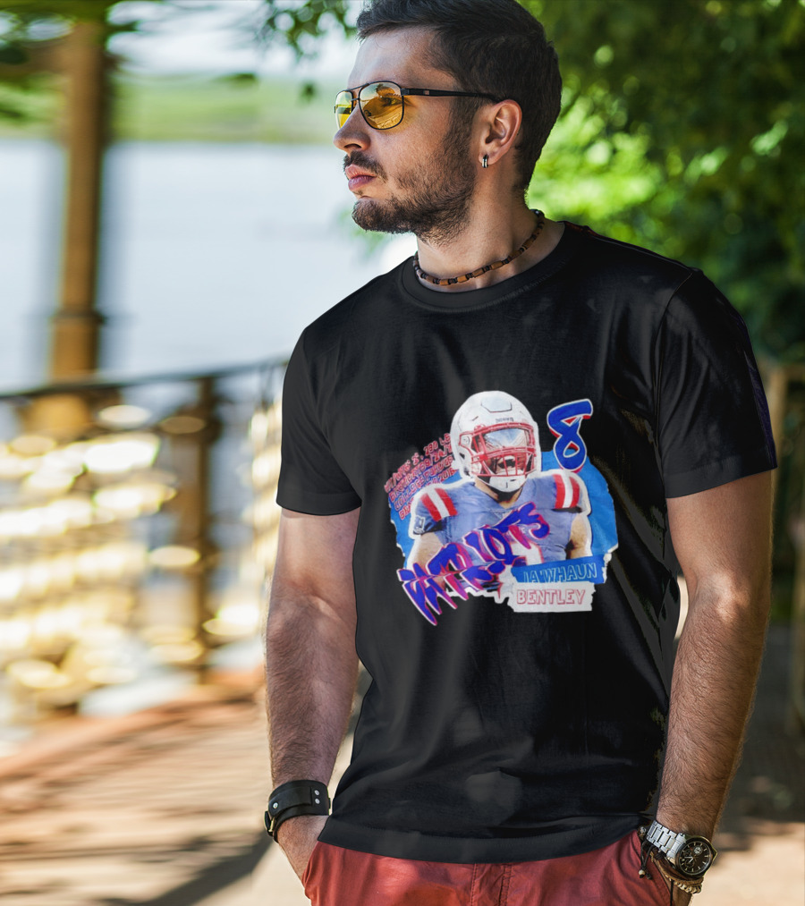 Patriots Ja'whaun Bentley New England 8 Football Superstars T-Shirt
