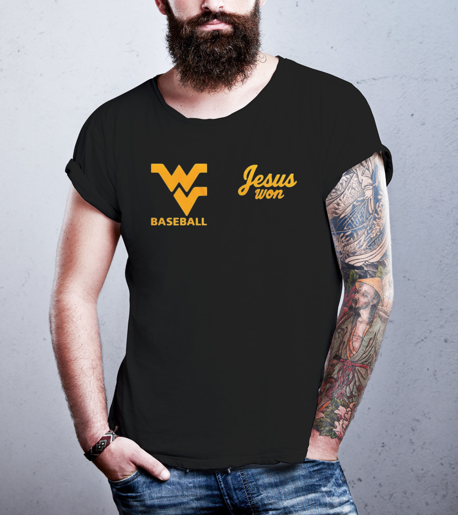 WV Baseball Jesus Won T-Shirt