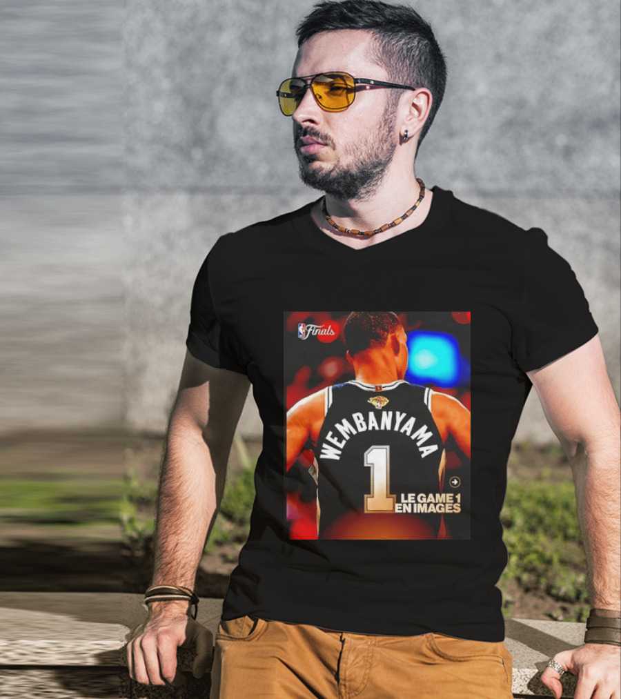 NBA Finals Wembanyama San Antonio Spurs Le Game 1 En Images T-Shirt
