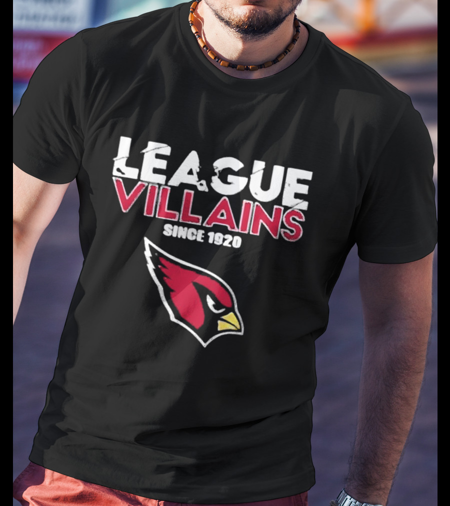 League Villains Since 1920 Arizona Cardinals T-Shirt
