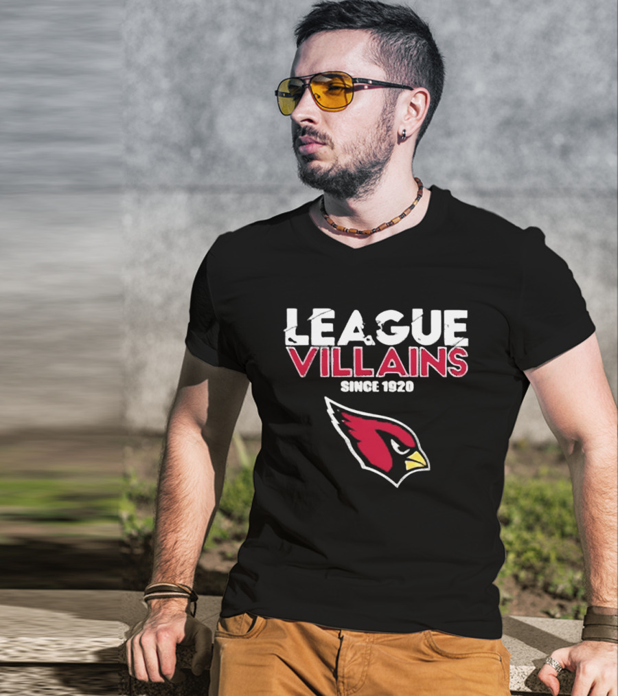 League Villains Since 1920 Arizona Cardinals T-Shirt