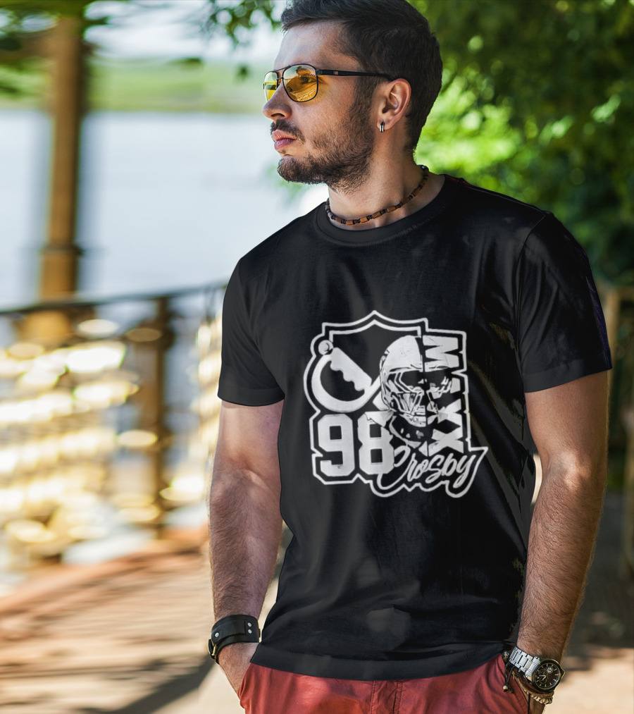 Maxx Crosby 98 Las Vegas Raiders NFL Football Helmet T-Shirt