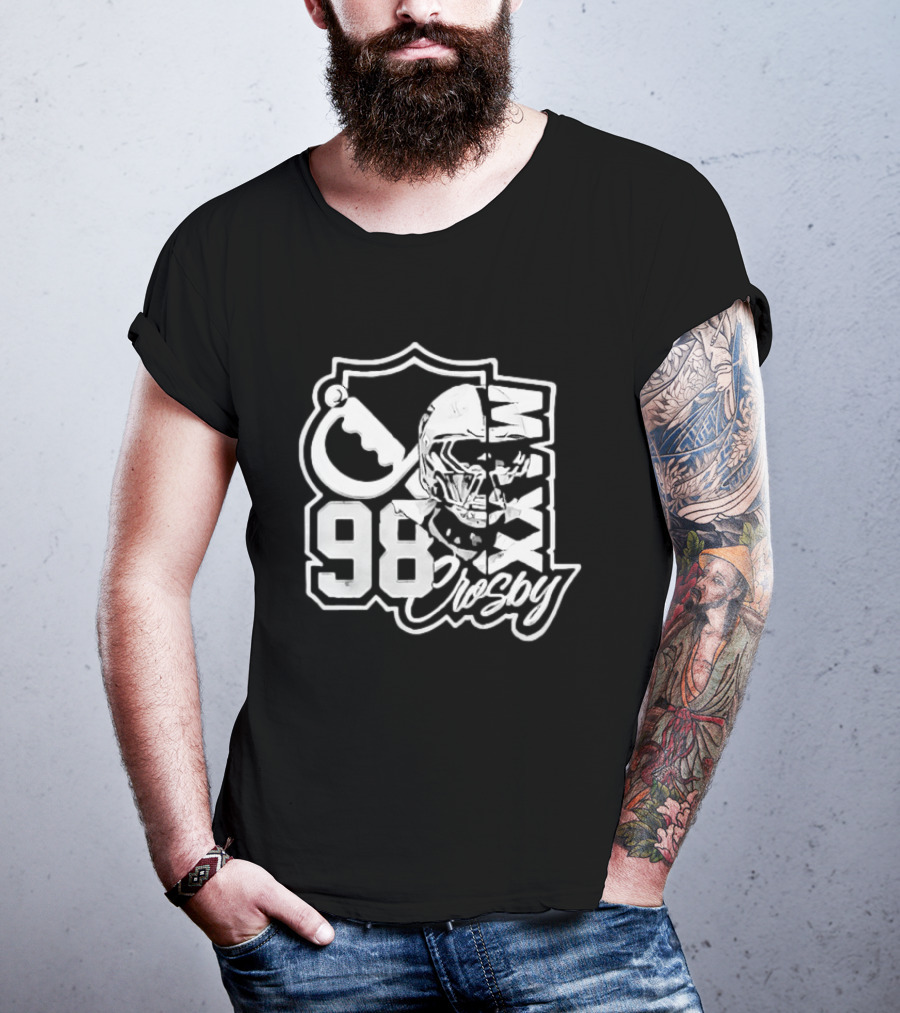 Maxx Crosby 98 Las Vegas Raiders NFL Football Helmet T-Shirt