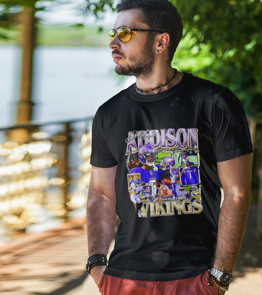 Jordan Addison Minnesota Vikings Stars And Highlights T-Shirt