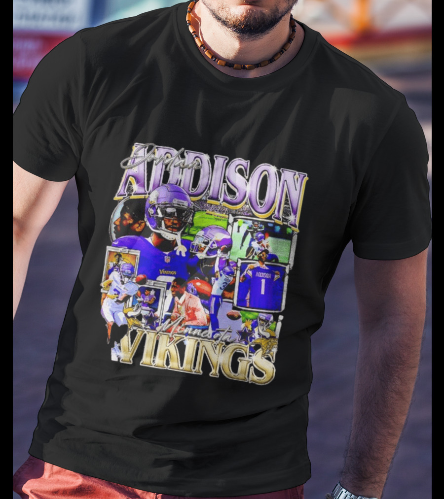 Jordan Addison Minnesota Vikings Stars And Highlights T-Shirt
