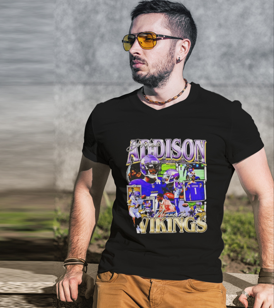 Jordan Addison Minnesota Vikings Stars And Highlights T-Shirt