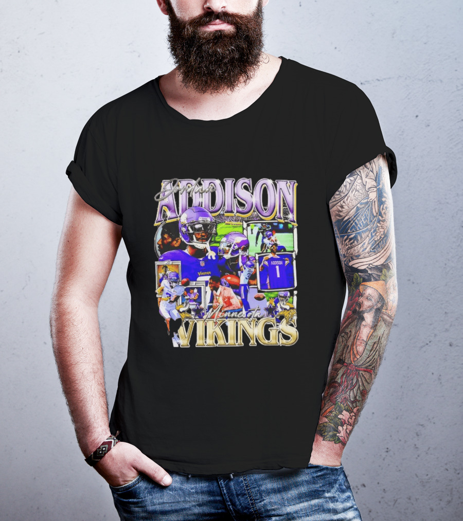 Jordan Addison Minnesota Vikings Stars And Highlights T-Shirt