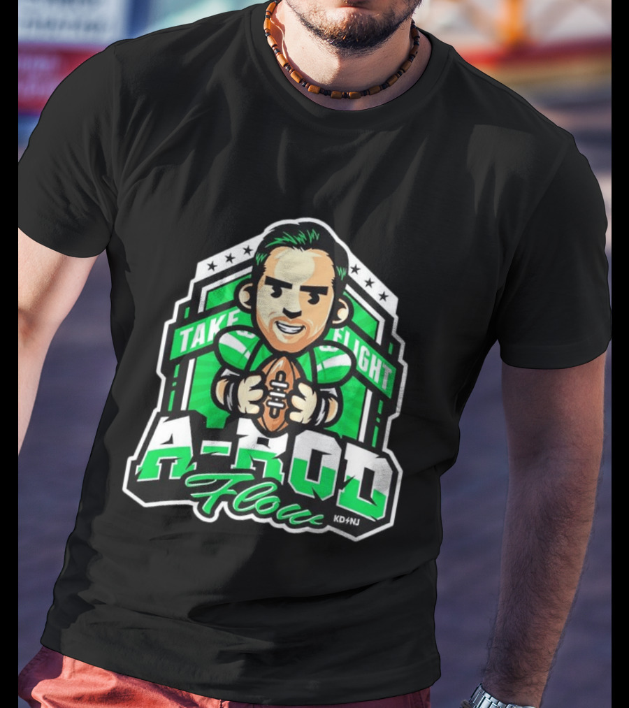 New York Jets Aaron Rodgers Take Flight A Rod Flow T-Shirt
