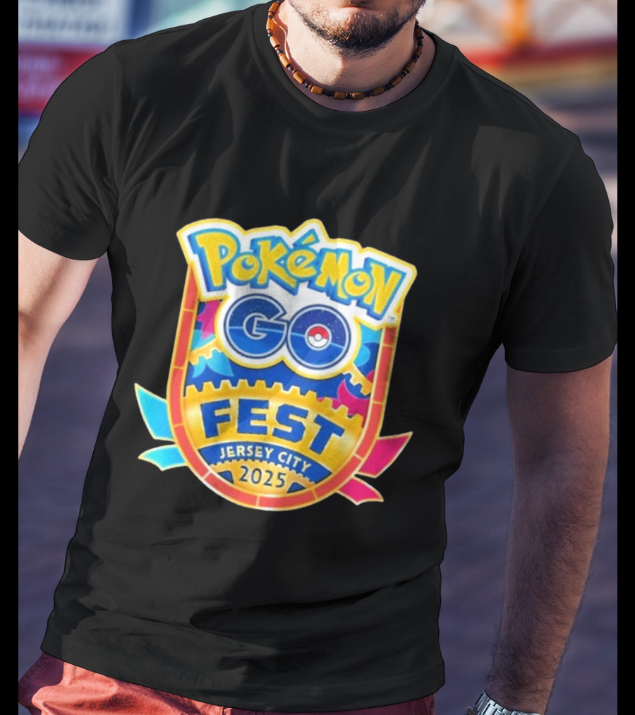 Pokémon Go Fest 2025 Jersey City Event T-Shirt