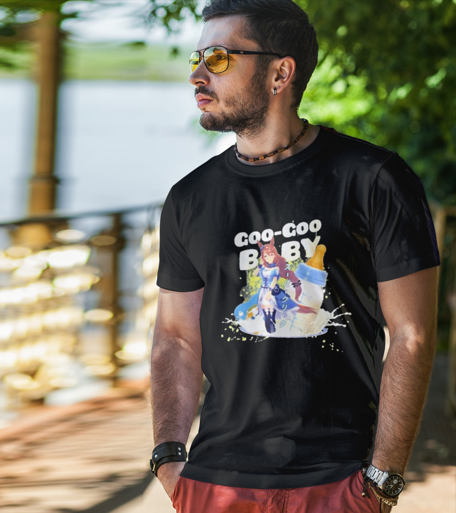 Goo Goo Baby Super Creek Uma Musume Pretty Derby Milk Bottle T-Shirt