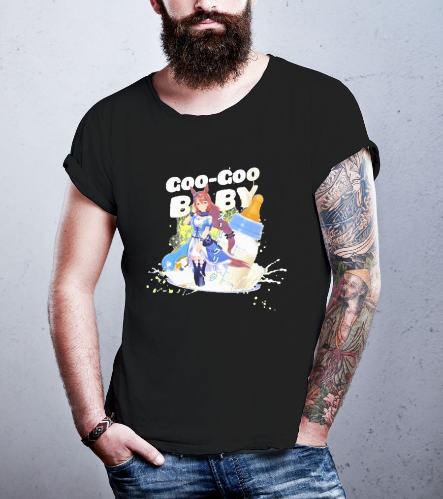 Goo Goo Baby Super Creek Uma Musume Pretty Derby Milk Bottle T-Shirt