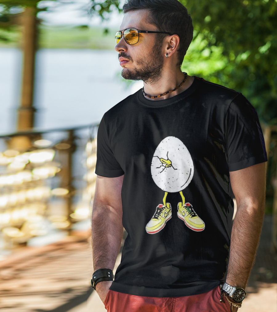 Oregon Football Fit For Flight Go Ducks Egg Cracked Sneakers Retro Nike T-Shirt