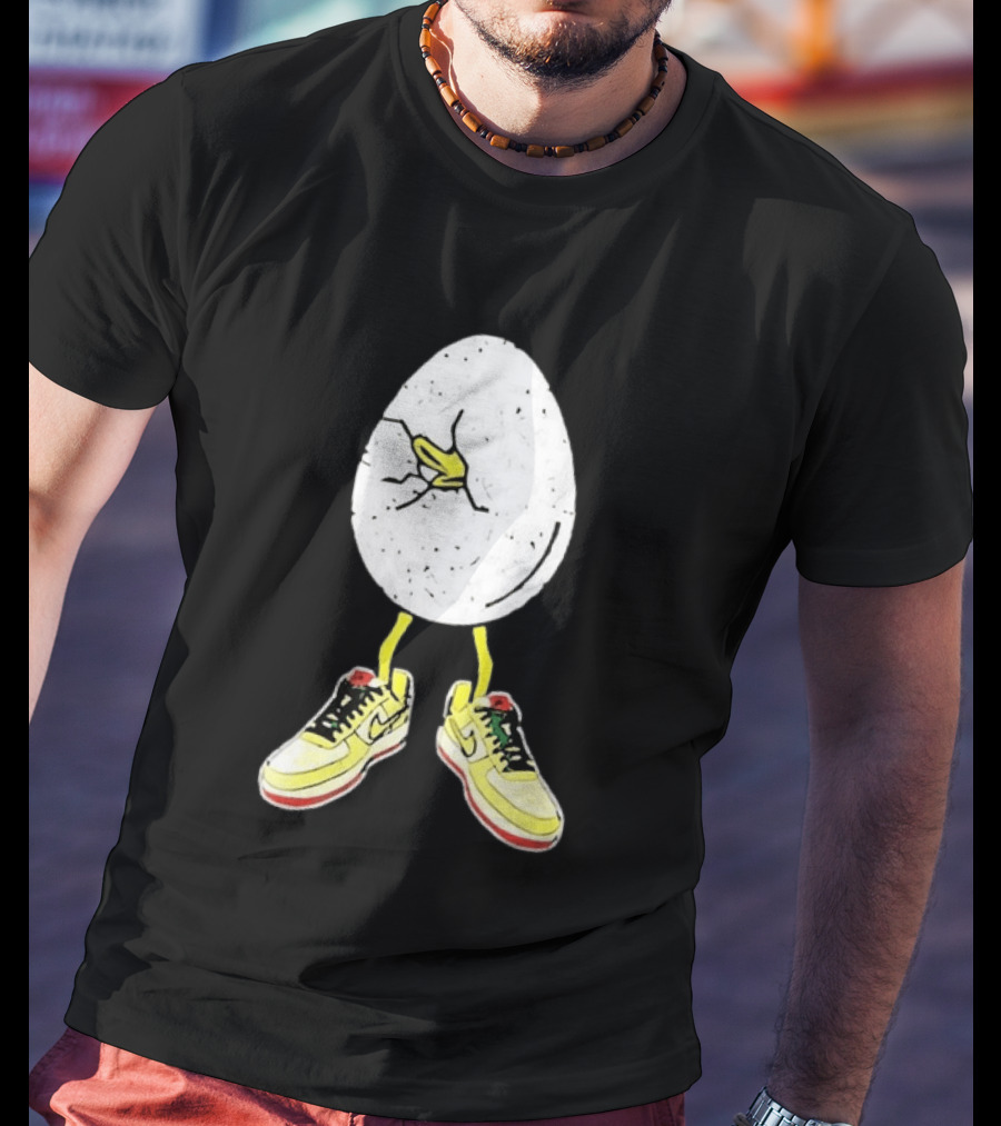 Oregon Football Fit For Flight Go Ducks Egg Cracked Sneakers Retro Nike T-Shirt
