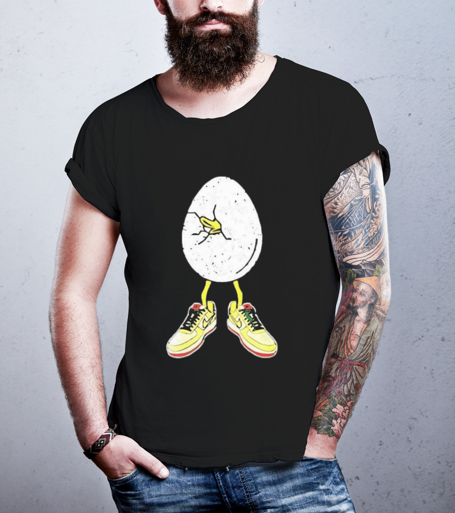Oregon Football Fit For Flight Go Ducks Egg Cracked Sneakers Retro Nike T-Shirt