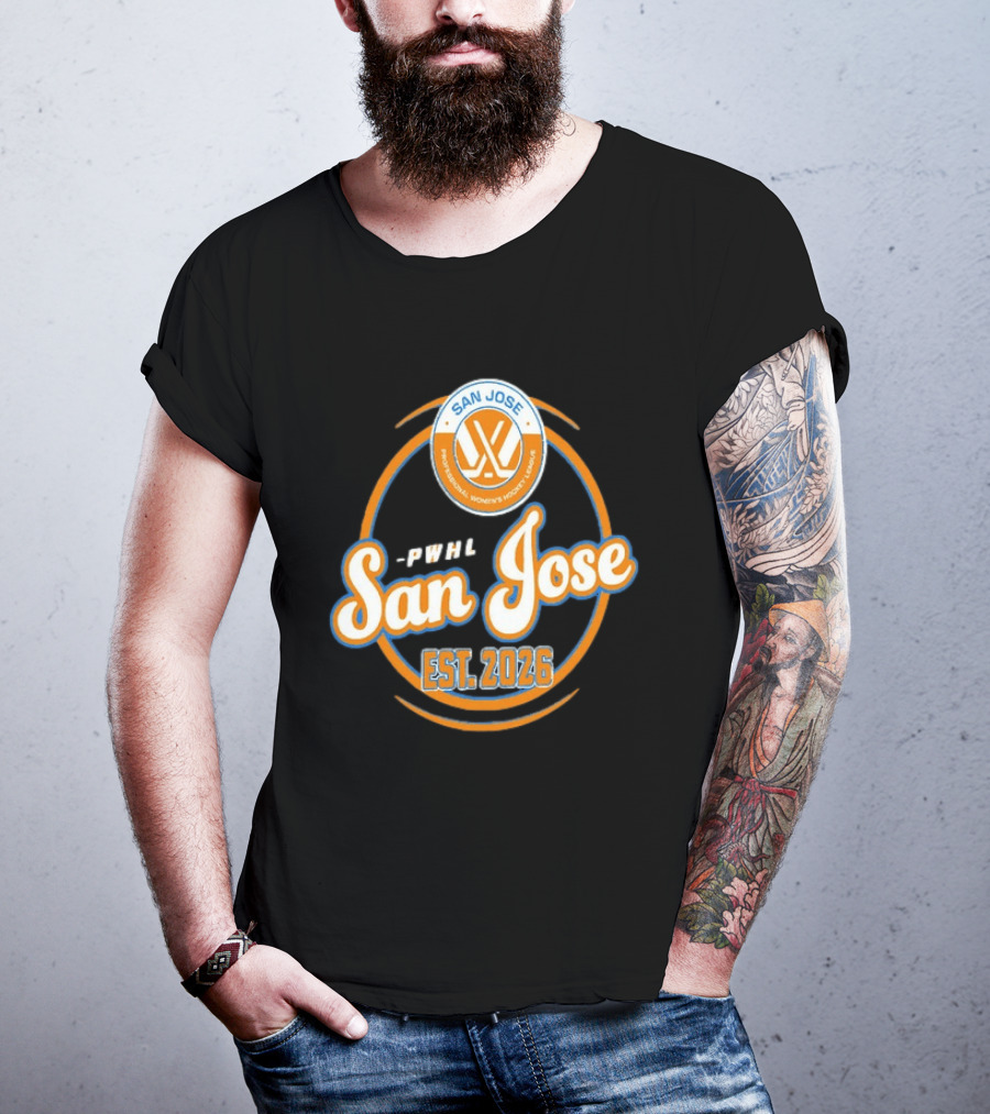 PWHL San Jose Professional Women's Hockey League Est. 2026 T-Shirt