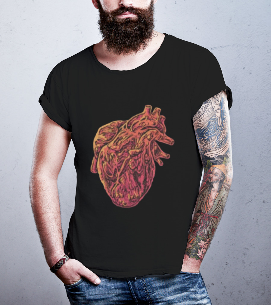 Rise Records The Acacia Strain Gravebloom Black Anatomical Heart T-Shirt