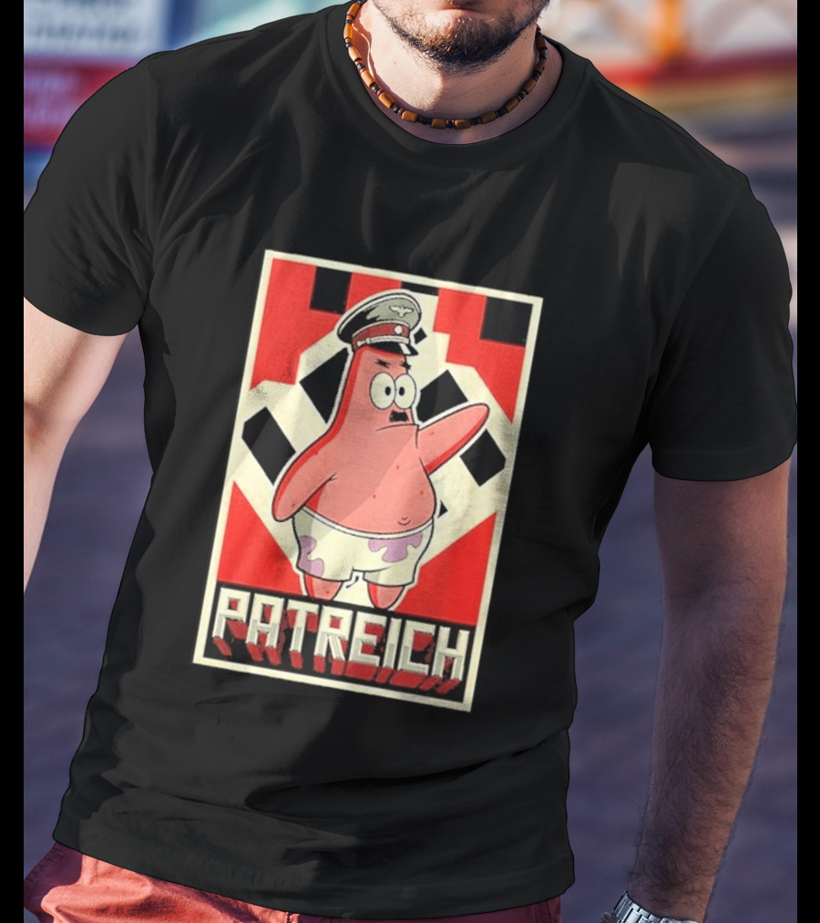 Sponge Patrick Hitler Star T-Shirt