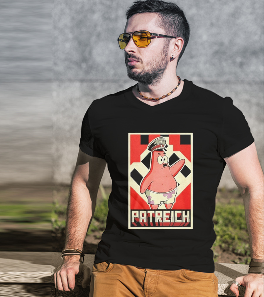 Sponge Patrick Hitler Star T-Shirt