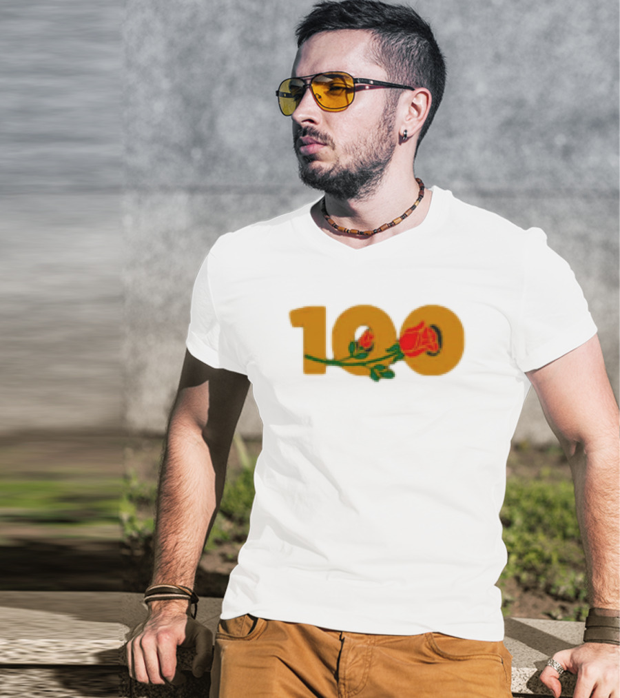 0 SACKS Kansas City Chiefs 100 Rose Celebration T-Shirt