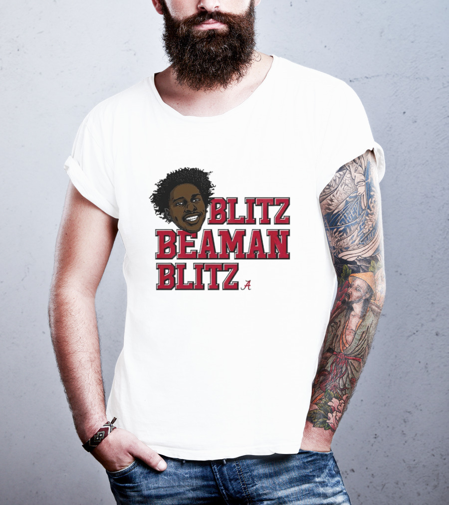 Alabama Crimson Tide Blitz Beaman Blitz Jeremiah Beaman T-Shirt