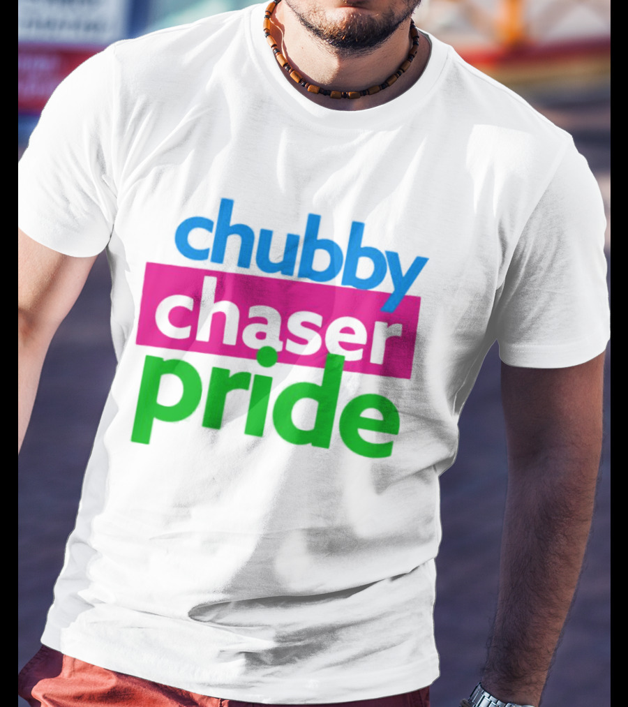 Chubby Chaser Pride Colorful T-Shirt