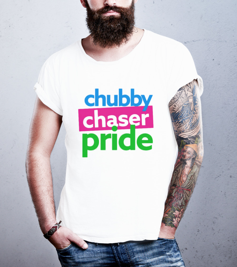 Chubby Chaser Pride Colorful T-Shirt