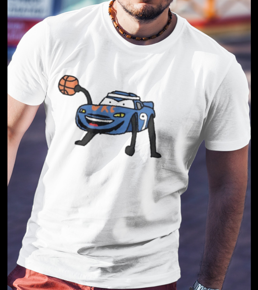 Alex Cars Russo Alex Caruso OKC Thunder Basketball Cartoon T-Shirt