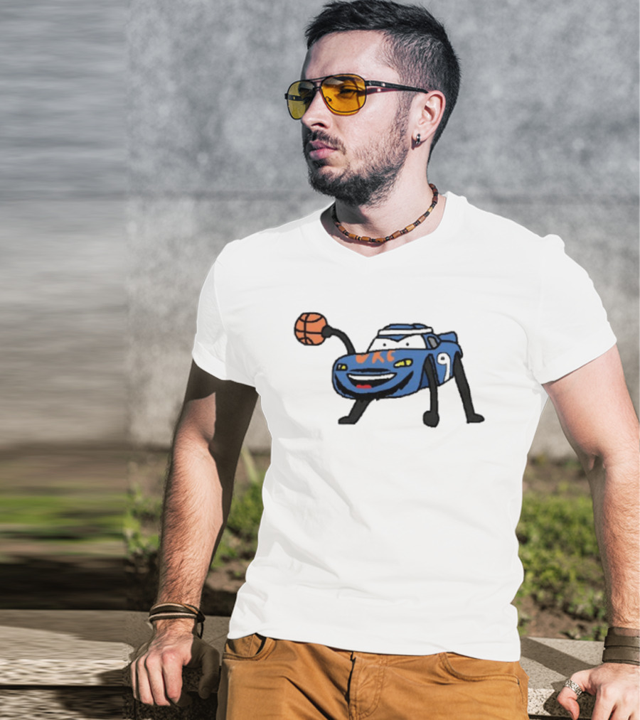 Alex Cars Russo Alex Caruso OKC Thunder Basketball Cartoon T-Shirt