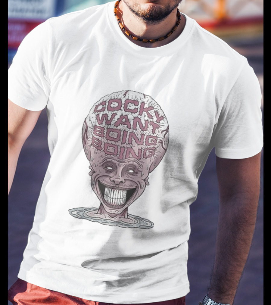 Cocky Want Boing Boing Meme Brain T-Shirt