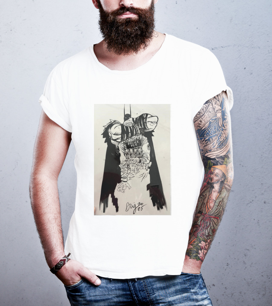 Awesome Absolute Batman Police ICE Daniel Warren Johnson DC Comics 2025 T-Shirt